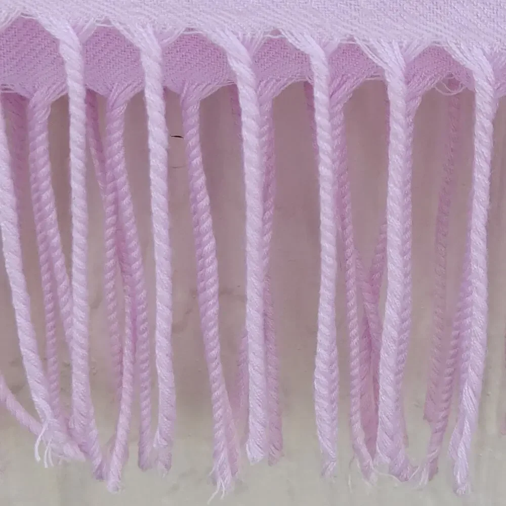 PASHMINA Scarf Poly Viscose Blend Shawl Wrap Lavender Travel Cruise Italy 74x31